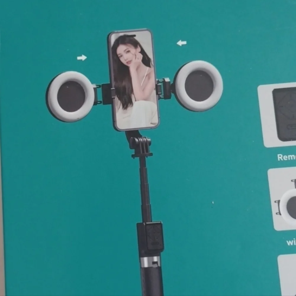 Black Selfie Stick Tripod